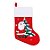 Bota Noel / Pinheiro Vermelho e Branco e Verde 26cm - 1 Unidade - Imagem 1
