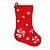 Bota Sweet Vermelho e Branco 50cm - 1 Unidade - Imagem 1