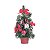 Mini Pinheiro Decorado Vermelho e Verde 30cm - Imagem 2