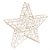 Estrela com Led Trabalhada Ouro 55cm - Imagem 1