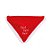 Natal Pet - Coleira Bandana Pet Hohoho Vermelho e Branco - Imagem 1
