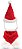 Natal Pet - Cachecol e Touca Pet Natalina Vermelho e Branco - 2 Un - Imagem 1