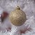 Bola de Natal Lisa / Mate / Glitter Nude 6cm - 8 Un - Imagem 4