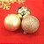 Bola de Natal Lisa / Mate / Glitter Nude 7cm - 8 Un - Imagem 2