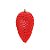 Enfeite para Pendurar - Pinha Vermelho 17,5cm - 2 Un - Imagem 1