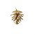 Pinha Glitter Ouro - 1 Un - Imagem 1