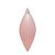Enfeite para Pendurar Pino com Gomos Rosa Claro 13cm - 4 Un - Imagem 1