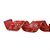 Fita de Natal Pinheiros Vermelho e Ouro 6,3cm - 1 Un - Imagem 1