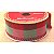 Fita de Natal Xadrez Vermelho e Branco e Verde 3,8cmx9,14m - 1 Un - Imagem 3