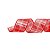 Fita de Natal Xadrez Vermelho e Branco e Verde 6,3cmx9,14m - 1 Un - Imagem 1