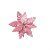 Poinsetia Rosê Gold e Ouro Cabo Curto - 1 Un - Imagem 1