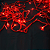 Pisca com 100 Leds Vermelho Cordão Verde 5m 120V Macho e Fêmea - Imagem 4
