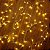 Pisca com 200 Leds Branco Quente  Cordão Incolor 10m 120V Macho e Fêmea - Imagem 2