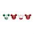 Natal Disney - Bola Sweet Disney Sortido Colorido 8cm - 4 Un - Imagem 1