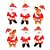 Mini Boneco com Presente Vermelho e Branco e Marrom - 1 Un - Imagem 2