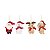 Mini Boneco Noel Quadriculado Vermelho e Branco - 1 Un - Imagem 1