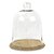 Cúpula de Vidro com Base em Madeira G 34x34x42 - Imagem 1