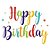 Lettering Transfer para Balão Happy Birthday P - Imagem 2