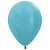 Balão Latex Satin Azul Caribe 12" / 30cm - 50 Un - Imagem 1