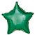 Balão Metalizado Estrela Verde 24'' / 60cm - Imagem 1