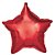 Balão Metalizado Estrela Vermelho 18'' / 45cm - Imagem 2