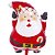 Balão Metalizado Papai Noel 33,5X26X32 - Imagem 1
