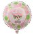 Balão Metalizado Redondo Baby Girl 18" / 45cm - Imagem 1