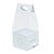 Sacola com Gaveta Liso P 10x10x10cm Branco - 1 Un - Imagem 1