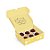 Caixa para 8 Brigadeiro Que Seja Doce Amarelo 17X10,6X4,5 - 10 Un - Imagem 1