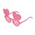 Acessório Óculos Coração Glitter com 1 Un - Imagem 1