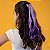 Enfeite para Cabelo Presilha Laço Rosa e Roxo 52X6,5 com 1 Un - Imagem 2