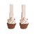 Prendedor Cupcake Marrom - 36 Un - Imagem 1