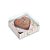 Caixa Meio Ovo Coração Páscoa Bella 250G - Pacote com 6 Un - Imagem 1