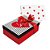 Kit Presente Caixa Love m 35x25x11 - Imagem 1