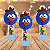 Mini Carinha Decoração Lembrancinha Festa Galinha Pintadinha - 5 Un - Imagem 4