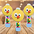 Mini Carinha Festa Galinha Pintadinha - Pintinho Amarelinho - Imagem 4