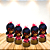 Mini Carinha para Decoração de Lembrancinha Festa Ladybug - 5 Un - Imagem 4