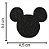 Aplique Glitter para Decoração Mickey Orelhas - 5 Un - Imagem 2