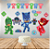 Kit de Painéis para Festa Decoração PJ Masks - 1 Un - Imagem 4