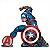 Enfeite GranImpresso Decoração Vingadores Capitão América - 1 Un - Imagem 1