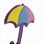 Aplique para Decoração Chuva de Amor Guarda Chuva - Imagem 7