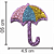 Aplique Glitter para Decoração Chuva de Amor Guarda Chuva - Imagem 5
