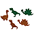 Aplique Glitter para Decoração Dinossauros - 5 Un - Imagem 7