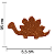 Aplique Glitter para Decoração Dinossauros - 5 Un - Imagem 2