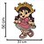 Painel Relevo para Decoração Junino Menina Caipira Morena - 1 Un - Imagem 2