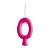 Vela Clear Nº 0 Rosa - Imagem 1