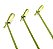 Palito em Bambu P com Petiscos 9cm - HA245 - 50 Un - Imagem 2