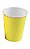 Copo de Papel 270ml Amarelo com Borda Dourada - 10 Un - Imagem 2