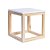 Cubo Vazado de Mesa Branco P 15x15x15,5 - 1 Un - Imagem 1