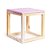 Cubo Vazado de Mesa Rosa P 15x15x15,5 - 1 Un - Imagem 1